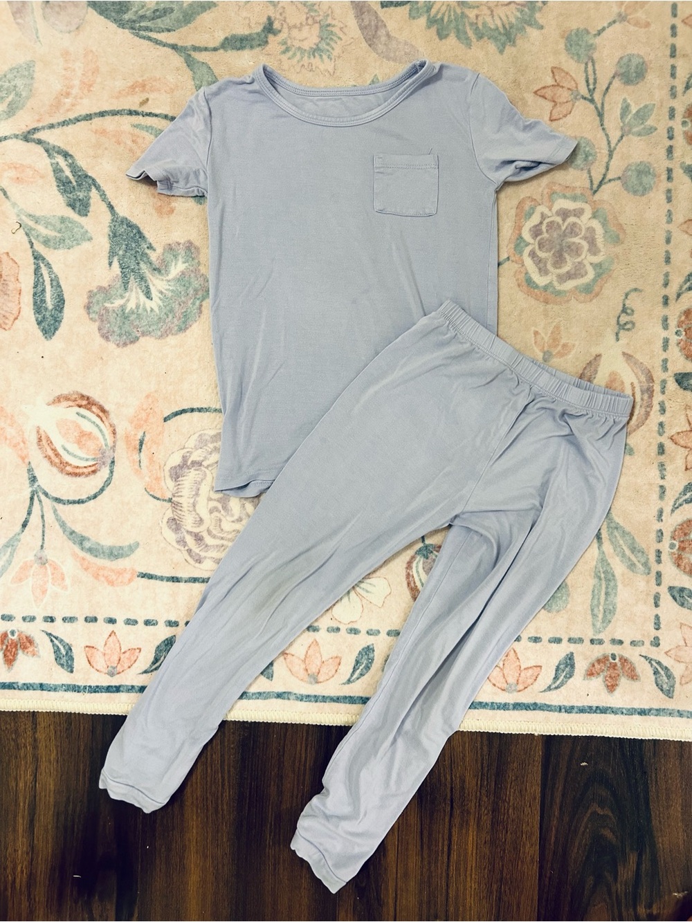 Kyte Baby Blue Bamboo pjs